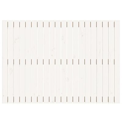 vidaXL seinale kinnitatav voodipeats, valge, 127,5x3x90 cm, männipuit