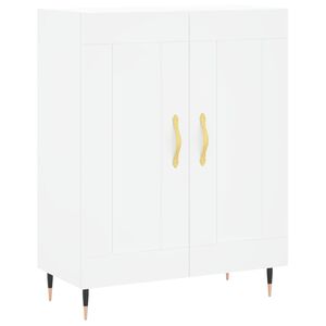 vidaXL puhvetkapp, valge, 69,5 x 34 x 90 cm, tehispuit