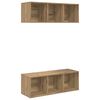 vidaXL Telerikapi komplekt 2 pcs K&auml;sit&ouml;&ouml;puu Tehispuit