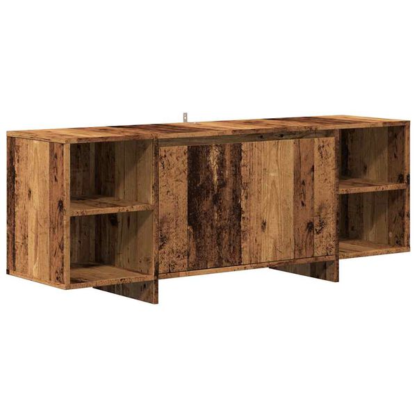 vidaXL telerikapp Old Wood 130x35x50 cm Engineered Wood