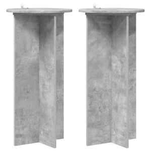 vidaXL Taimede alus 2 pcs Betoonhall 40 x 40 x 80 cm Tehispuit