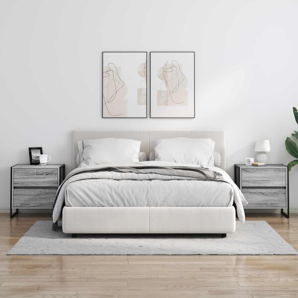 vidaXL &Ouml;&ouml;kapp sahtliga Hall Sonoma 50 x 39.5 x 50 cm Tehispuit