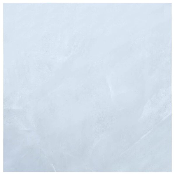 vidaXL P&otilde;randaplaadid 55 pcs Valge 5,11 m&sup2; PVC