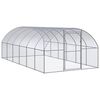 vidaXL kanakuut, 3 x 6 x 2 m, tsingitud teras