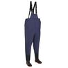 vidaXL Rinna waders koos saapadega PVC kudumkangas Suurus 46 Sinine