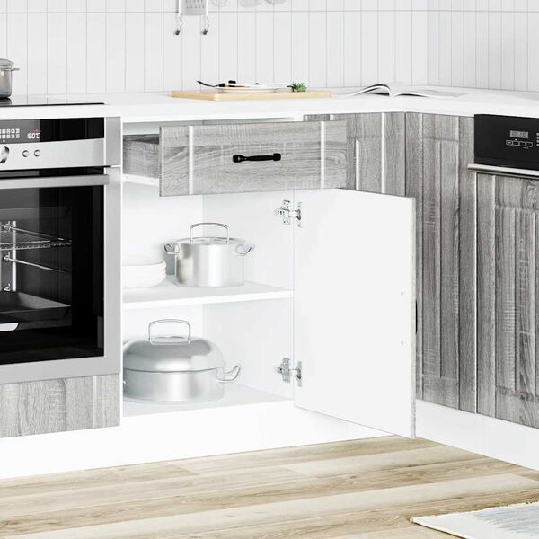 vidaXL k&ouml;&ouml;gi aluskapp Lucca, hall sonoma tamm, tehispuit