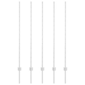 vidaXL Aiapost 5 pcs H&otilde;bedane 140 cm Teras