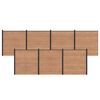 vidaXL Aiapaneel 7 pcs WPC ja Alumiinium Pruun