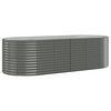 vidaXL aia taimelava, galvaniseeritud teras, 249x100x68 cm, roheline