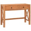 vidaXL laud 2 sahtliga, 100 x 40 x 75 cm, tiikpuu