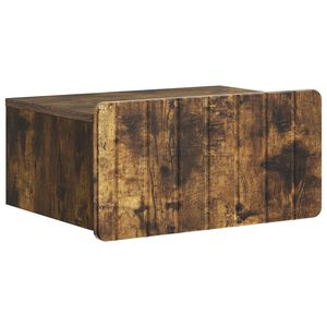 vidaXL Seinale kinnitatav &ouml;&ouml;tis Suitsutatud tamm 49 x 34,5 x 24 cm