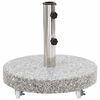 vidaXL p&auml;evavarju alus, graniit, 30 kg &uuml;mmargune, hall
