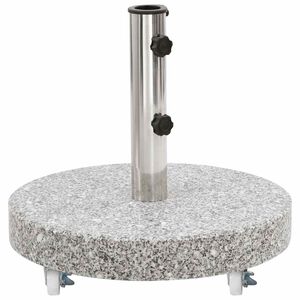 vidaXL p&auml;evavarju alus, graniit, 30 kg &uuml;mmargune, hall