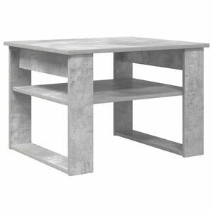 vidaXL Kohvilaud Betoonhall 64 x 54 x 44 cm Tehispuit