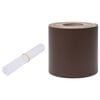 vidaXL aia privaatsuskate, PVC 35 x 0,19 m, pruun