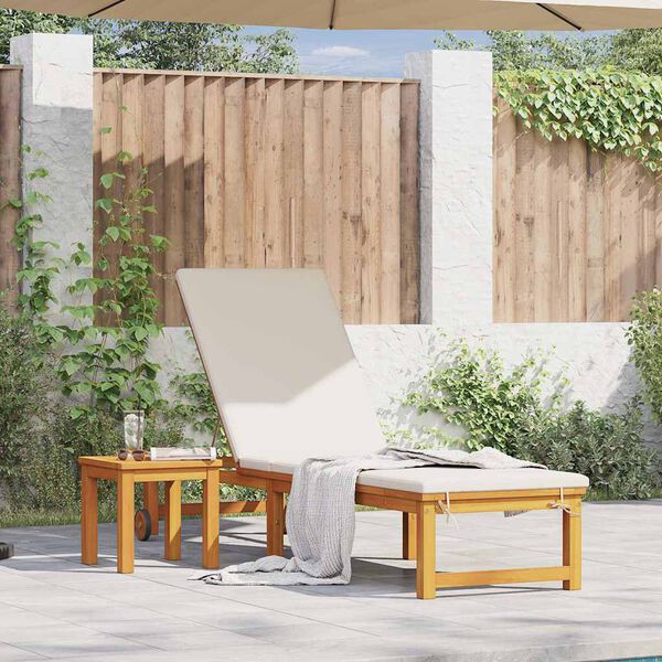 vidaXL Lamamistool 2 pcs Pruun Tugev akatsiapuu