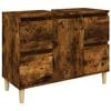 vidaXL valamukapp, suitsutatud tamm, 80 x 33 x 60 cm, tehispuit