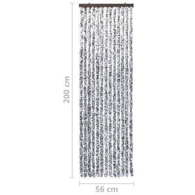 vidaXL putukakardin pruun ja beež 56 x 200 cm šenill
