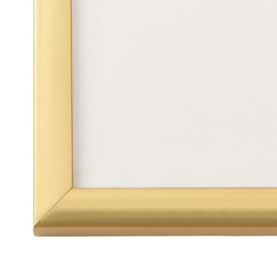 vidaXL pildiraamikomplekt seinale/lauale, kuldne, 3 tk 59,4x84 cm, MDF