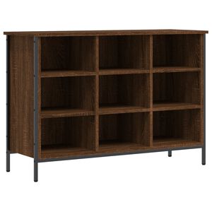 vidaXL jalatsikapp, pruun tamm, 100 x 35 x 70 cm, tehispuit