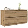 vidaXL telerikapp Artisan Oak 100x35x54 cm Engineered Wood
