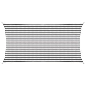 vidaXL P&auml;ikesetelgi sail Anthracite ja valge 2,5 x 4,5 m HDPE