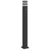 vidaXL anduriga aia lambipost, must, 110 cm, alumiinium