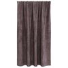 vidaXL Satiinist kardinad kardinatega 2 pcs Pruun 140 x 140 cm Samet