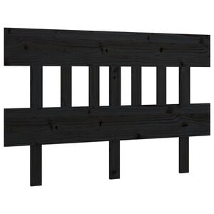 vidaXL voodipeats, must, 143,5x3x81 cm, m&auml;nnipuit