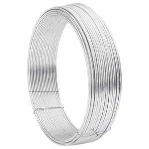 vidaXL Aedade sidumistraat H&otilde;bedane 25 m Kuuma sukeldatud tsinkkaabel