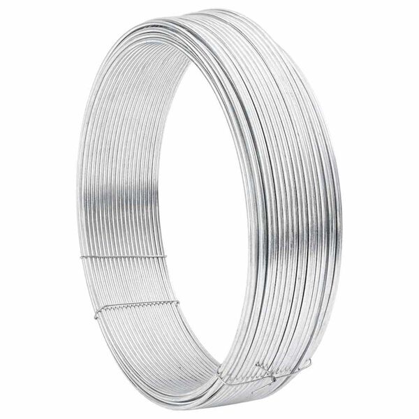 vidaXL Aedade sidumistraat Hõbedane 25 m Teras