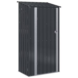vidaXL Aiakujud Antratsiit 103 x 74 x 200 cm Metall