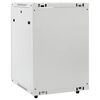 vidaXL 15U serverikapp, 19" IP20, hall, 60 x 45 x 86 cm