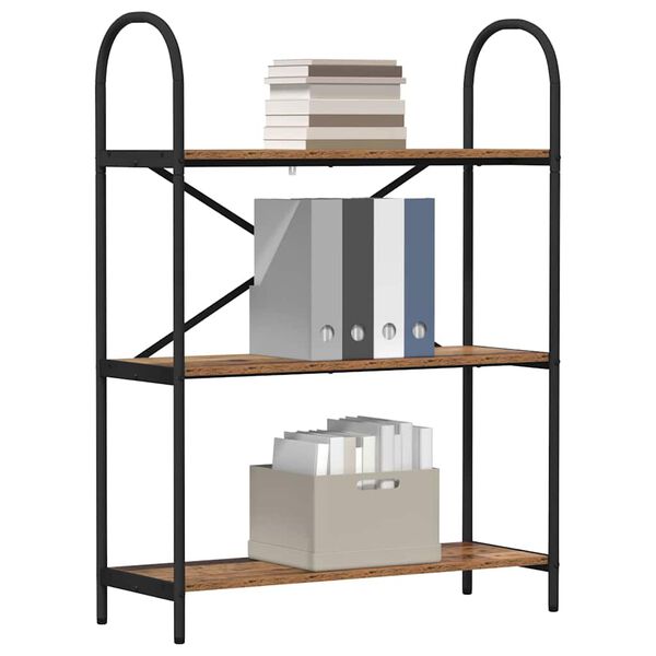 vidaXL Raamatukapp Vana puit 80 x 30 x 109 cm Tehispuit