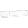 vidaXL Kana Aed H&otilde;bedane 500 x 100 x 100 cm Tsingitud teras