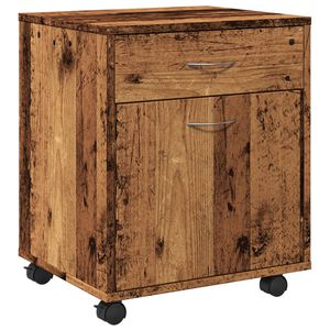 vidaXL Rullkapp Vana puit 45x38x54 cm Engineered Wood