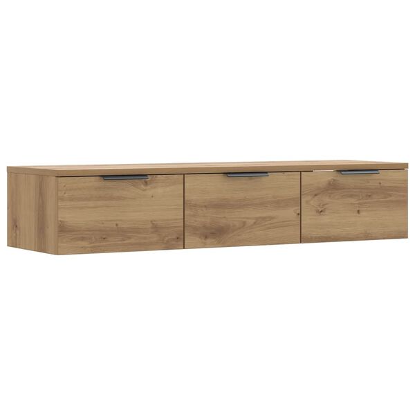 vidaXL Seinakapp Artisan Oak 102x30x20 cm Engineered Wood