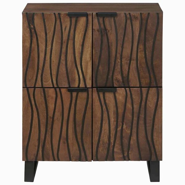 vidaXL Meedia ladustamise kapid ja riiulid Pruun 60 x 33.5 x 75 cm