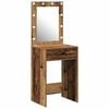 vidaXL Riietumislaud Vana puit 50 x 41 x 135 cm Tehispuit