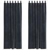 vidaXL Pimendavad kardinad 2 tk Tumehall 140 x 260 cm Samet