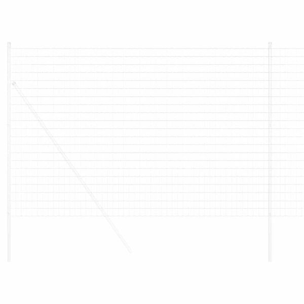 vidaXL Euroopa aed Hõbedane 1.5 x 10 m Kuumtsinkitud raud