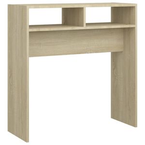 vidaXL konsoollaud, Sonoma tamm, 78 x 30 x 80 cm, tehispuit