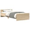 vidaXL Peatsiga voodiraam Sonoma tamm 80 x 200 cm Tehispuit