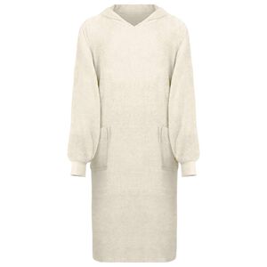 vidaXL Tekk-pusa KINN cream XL Puuvill