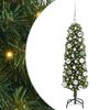 vidaXL Tehisj&otilde;ulupuu Roheline 120 cm PVC, teras ja plastik