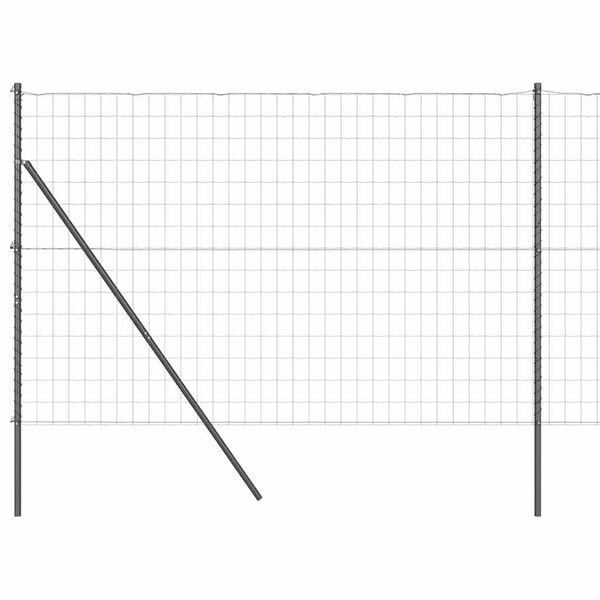 vidaXL Aed koos postiga Hall 1,6 x 10 m Terased ja PVC