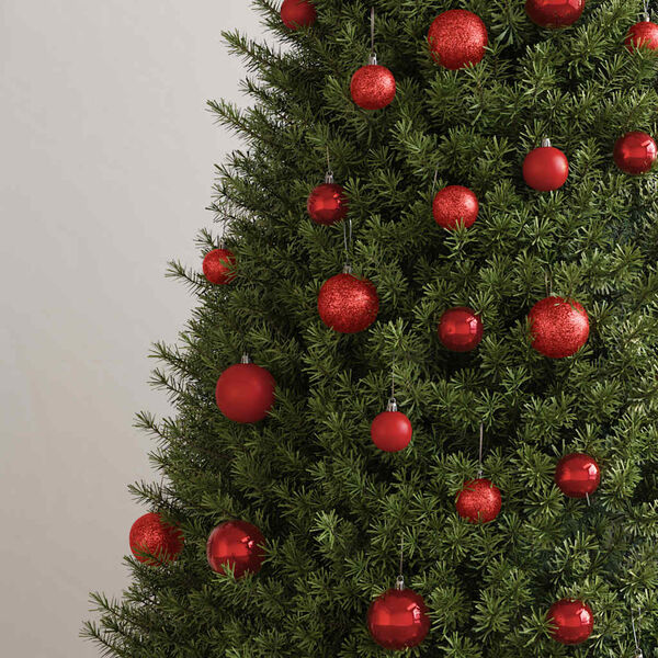 vidaXL jõulukuulid 100 tk, veinipunane, 3 / 4 / 6 cm