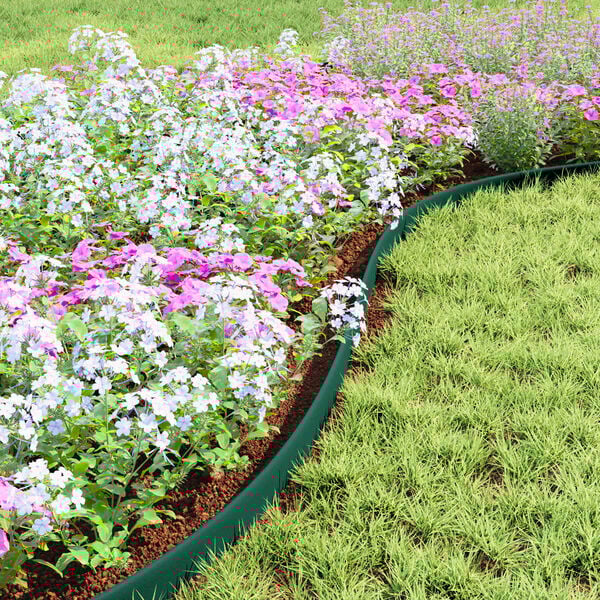 vidaXL Murukatted Roheline 3000 x 4 x 5 cm Plastmass