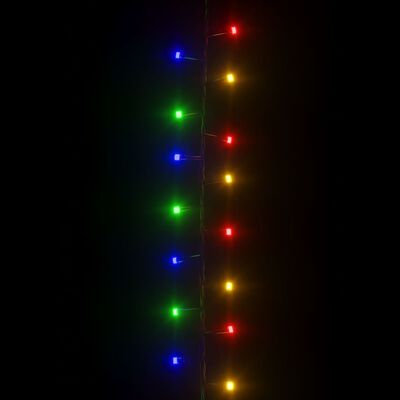 vidaXL LED-valgusriba, 2000 LEDi, värviline, 45 m, PVC