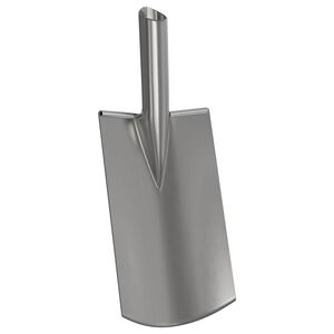 vidaXL Labida pea H&otilde;bedane 43 x 17 cm Pulberv&auml;rvitud teras